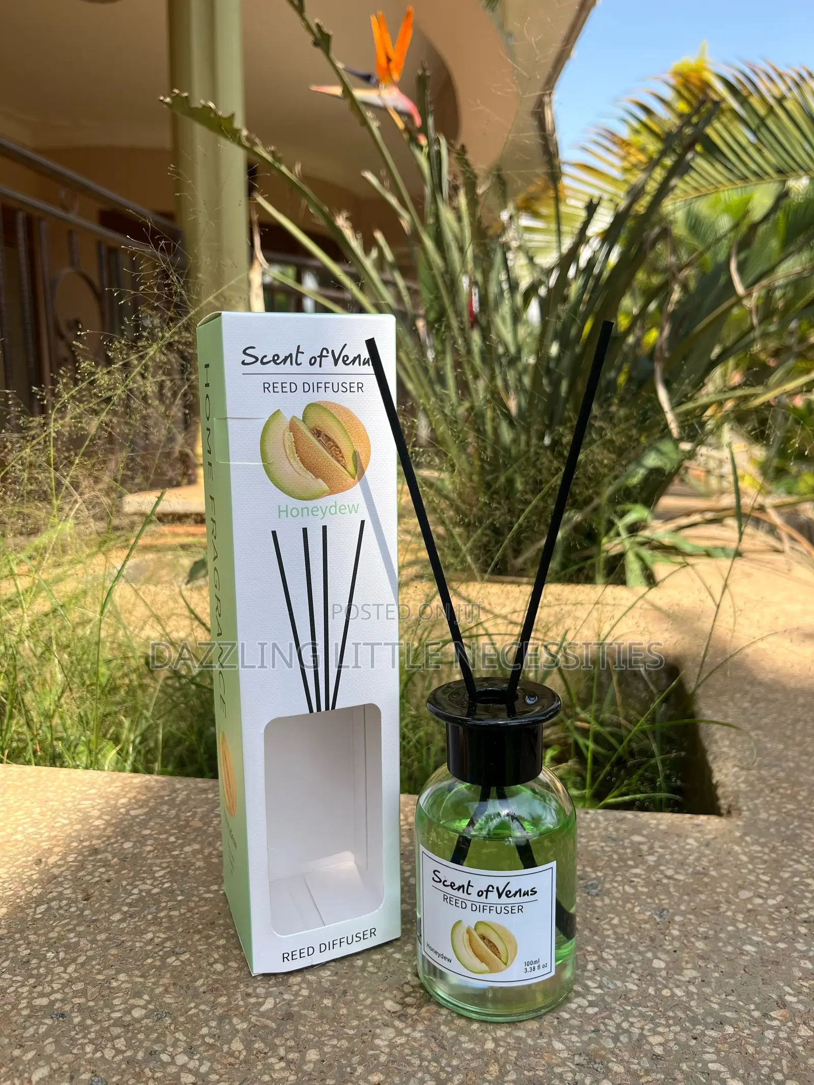 Scent of Venus Reed Diffuser - Honey Dew Flavor (100mls)