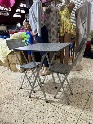 Foldable Table and 2 Chair Set