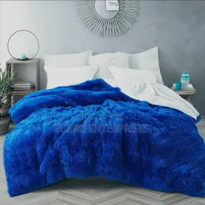 Faux / Fluffy Duvet 6pcs ~ Blue