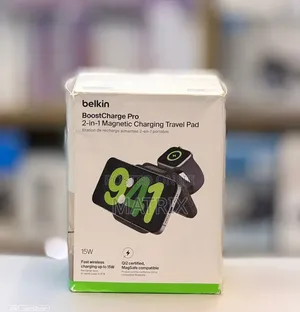 Belkin Boost Charge Pro 2in1 Magnetic Wireless Travel Charger