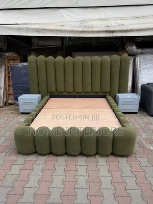 5 by 6 Army Green Bed
