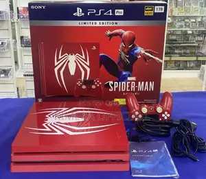 Sony Playstation 4 Pro (Ps4 Pro) Spiderman Limited Edition.