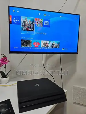 Chipped Ps4 Pro With 35 Heavy Games Plus 2 Pads. Mint Condition