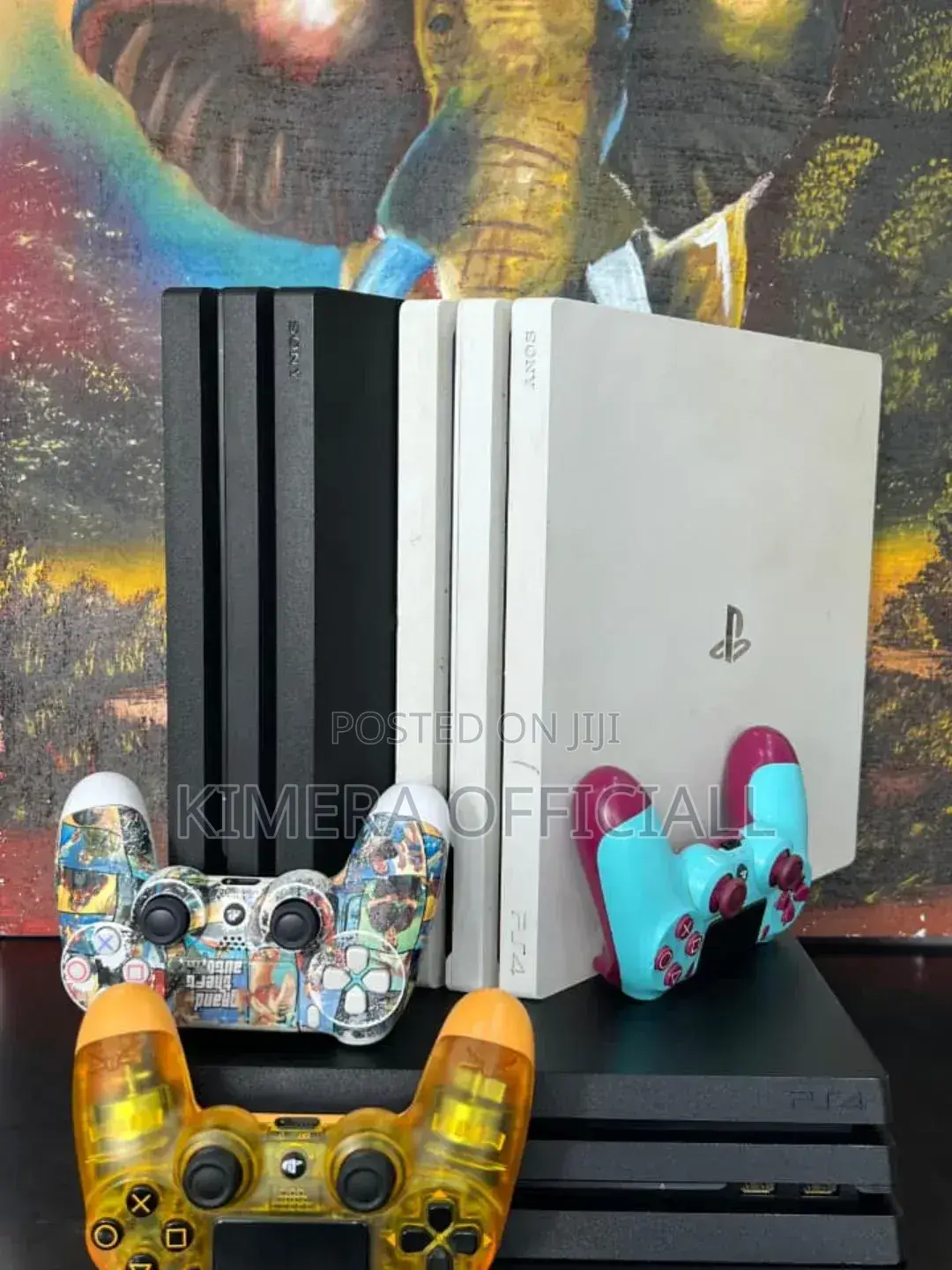 Sony Playstation 4 Pro :- Ps4 Pro 1tb Storage, 32 Games, 2 Pads