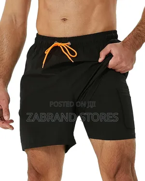 2 in 1 Elastic Swimming Trunk/ Short