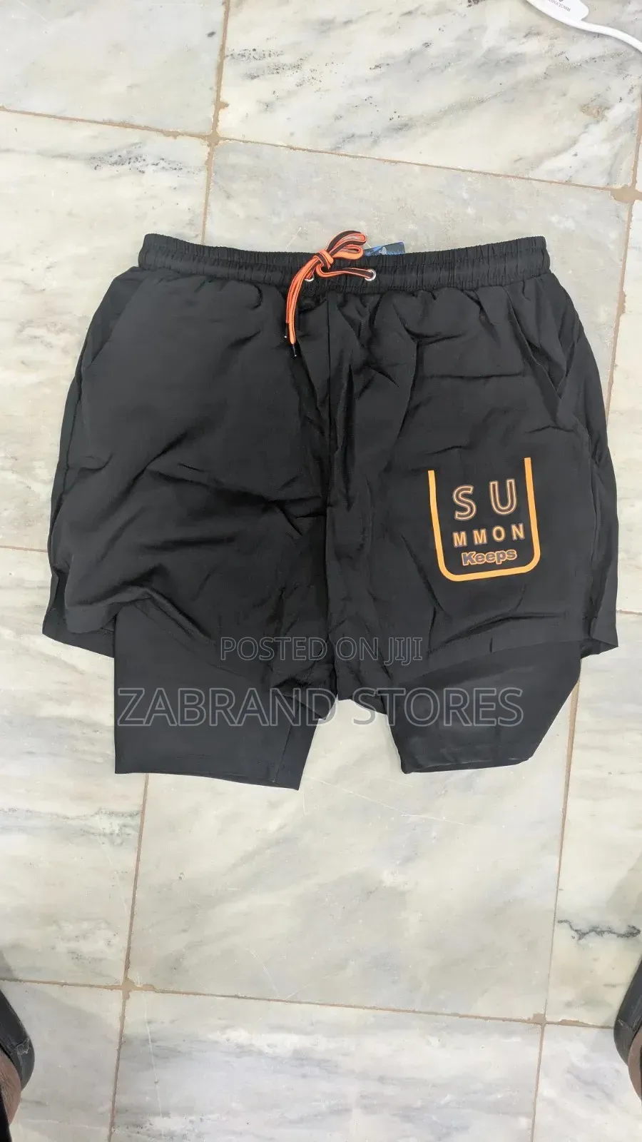 2 in 1 Elastic Swimming Trunk/ Short