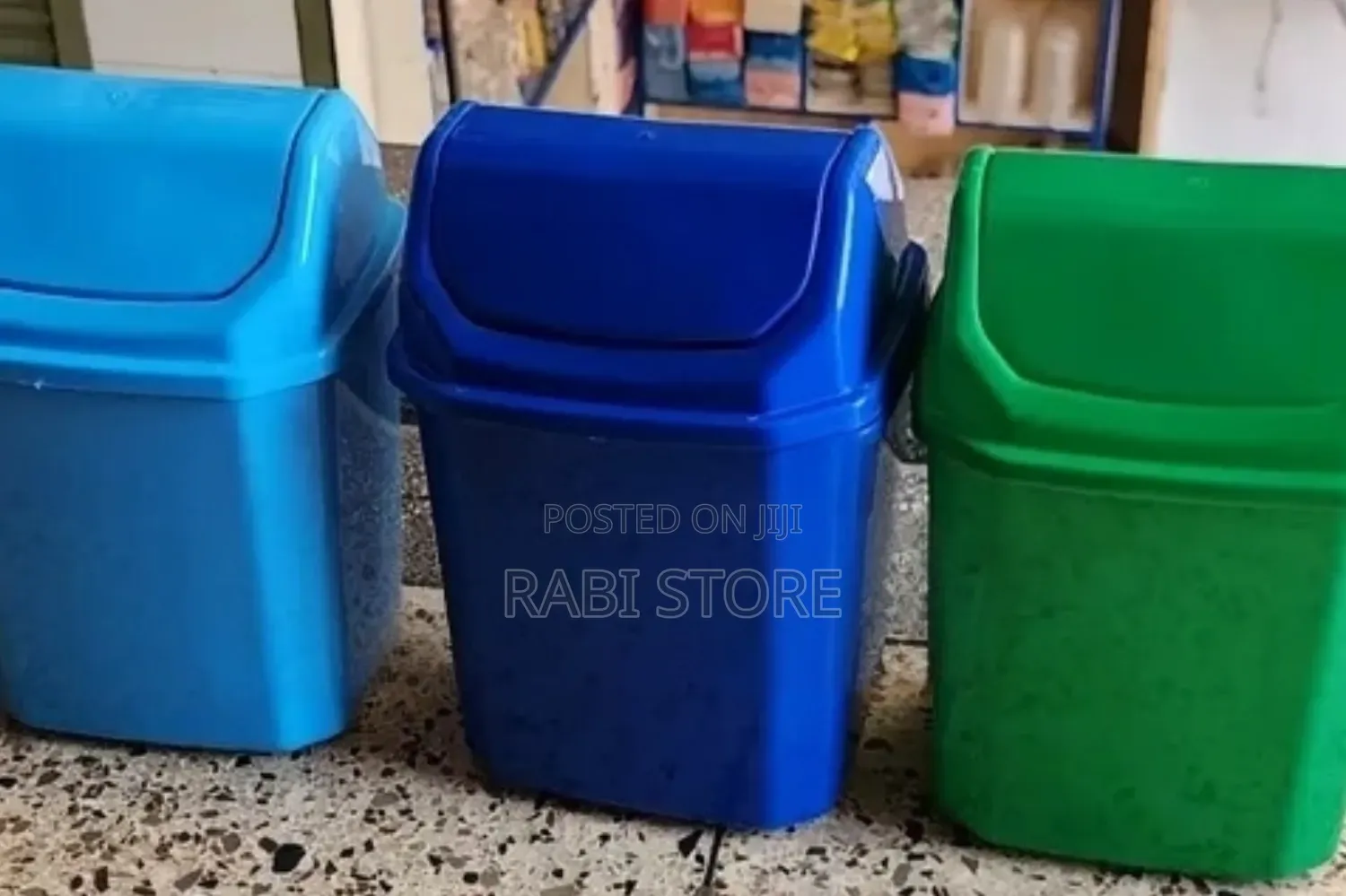 Swing Lid Dustbins, Plastic 10l