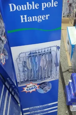Metallic 58kg Cloth Rack and Hanger