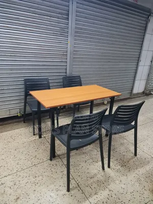Living Room/Dining/Coffee Wooden Foldable Dining Table and Chairs