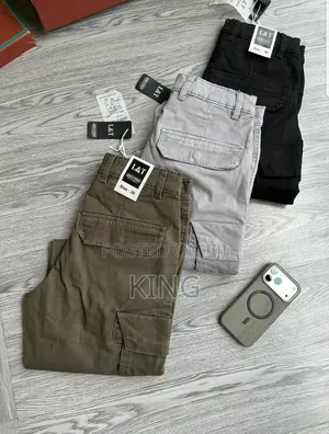 Cargo Pants by L T Feature Functional Side Pockets