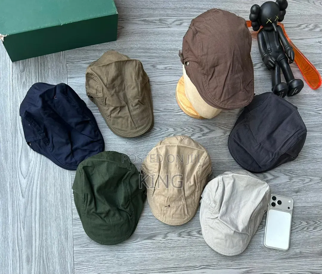 Cotton Flat Caps. Classic Barrets