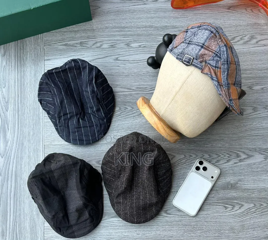Cotton Flat Caps. Classic Barrets
