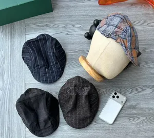 Cotton Flat Caps. Classic Barrets