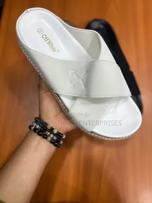 Premium Off-White Inspired Men’S Comfort Sandals