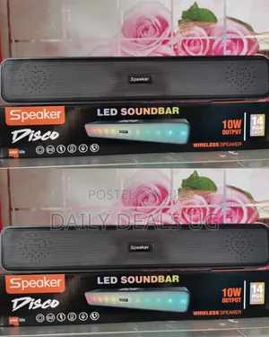 10w Disco Led Soundbar Featuring RGB Lighting Effects