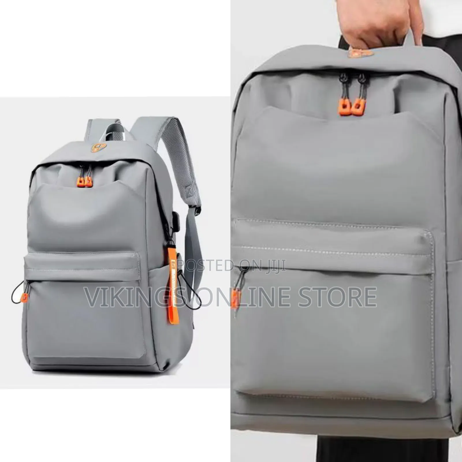 Solid Color Business Travel Backpack Man Nylon Lightweight Water Proof