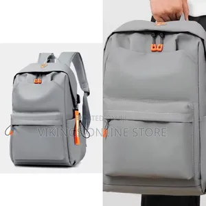 Solid Color Business Travel Backpack Man Nylon Lightweight Water Proof