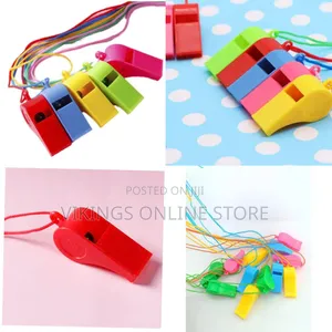 24 PCS Emergency Party Crisp Animal Whistle- Survival Sports Color