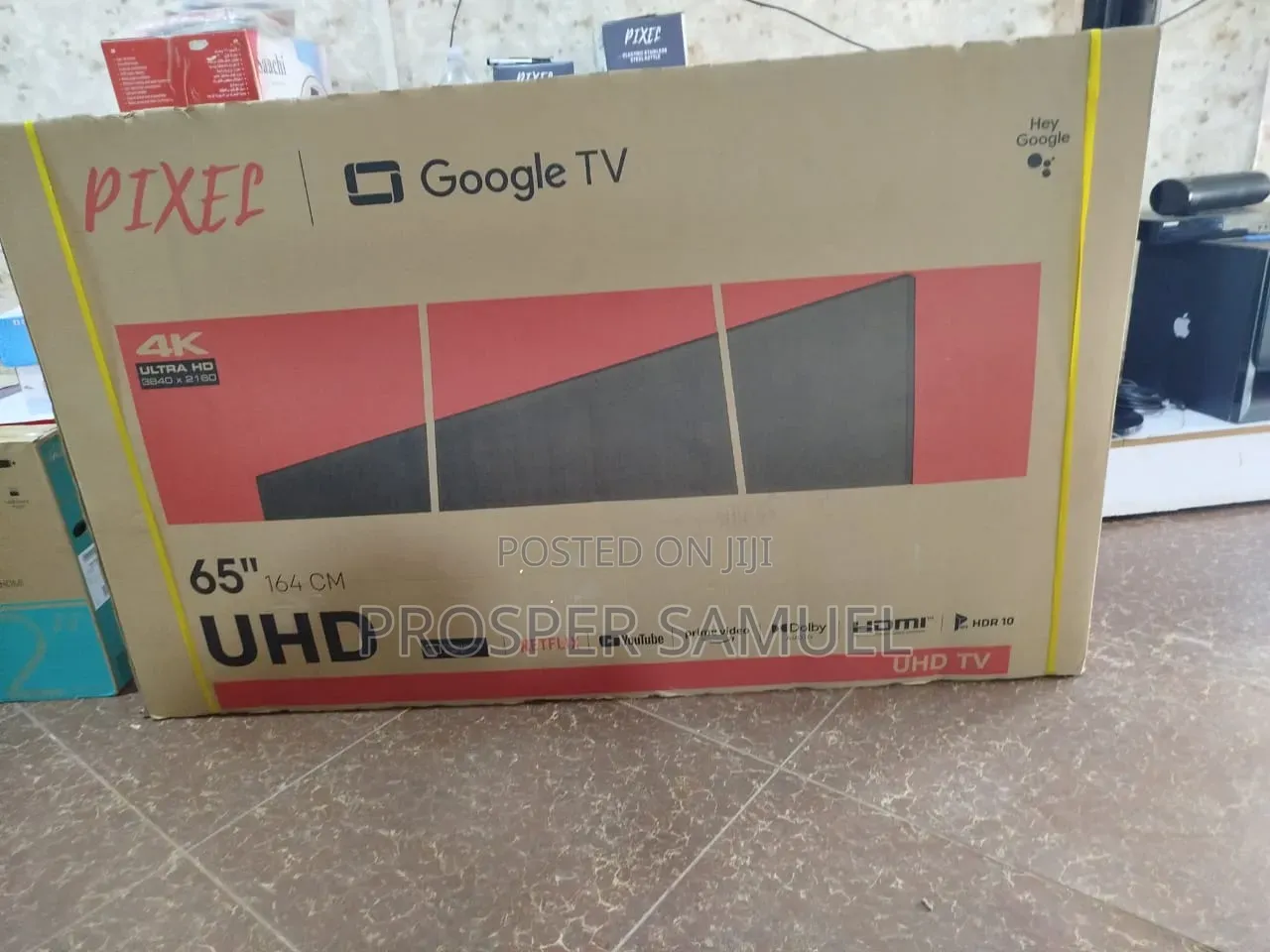 Brand New Pixel 65 Inches Frameless Smart With Inbuilt Decoder