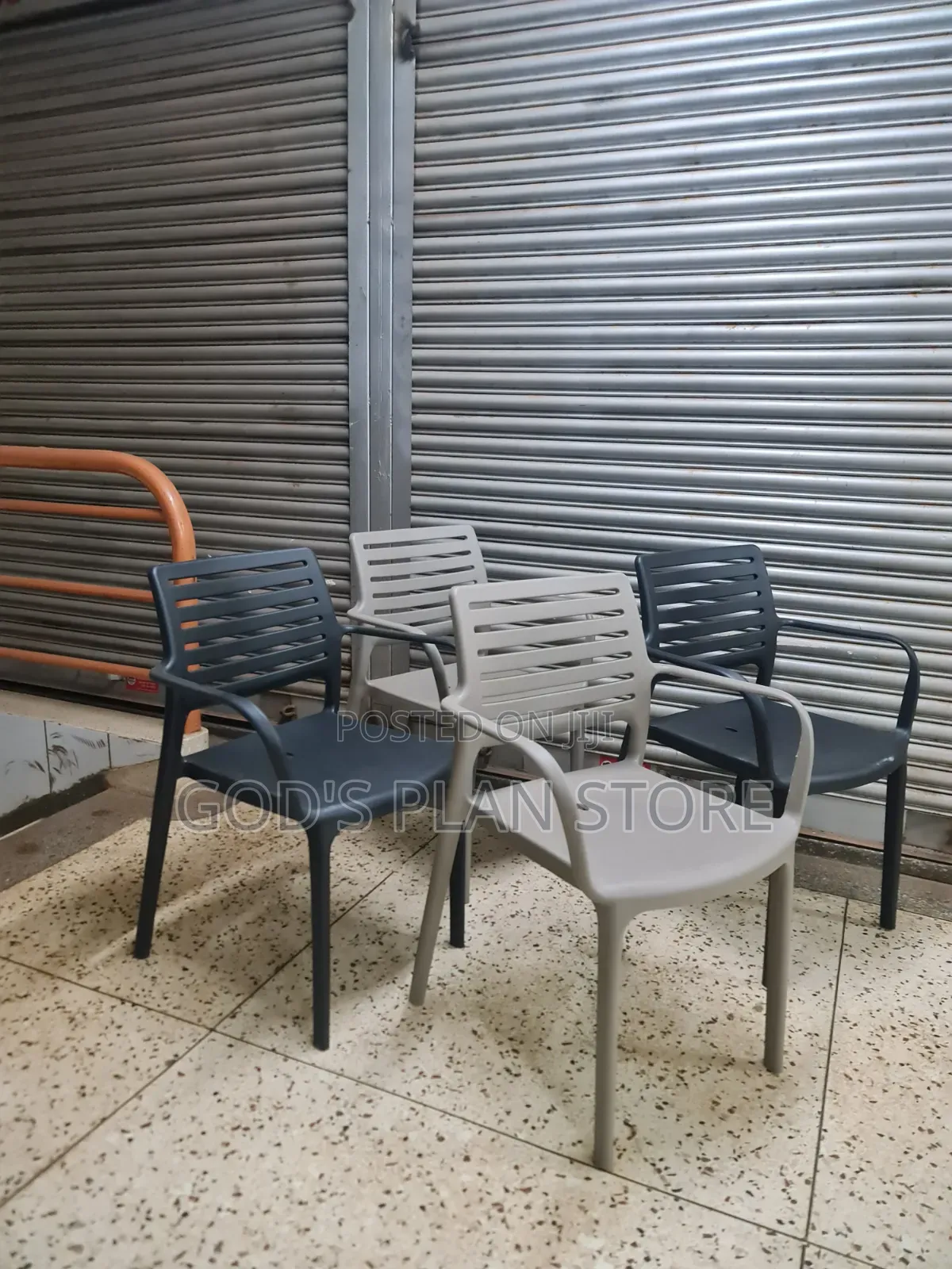 Star Armrest Outdoor Garden Plastic Chairs Plastic Chairs