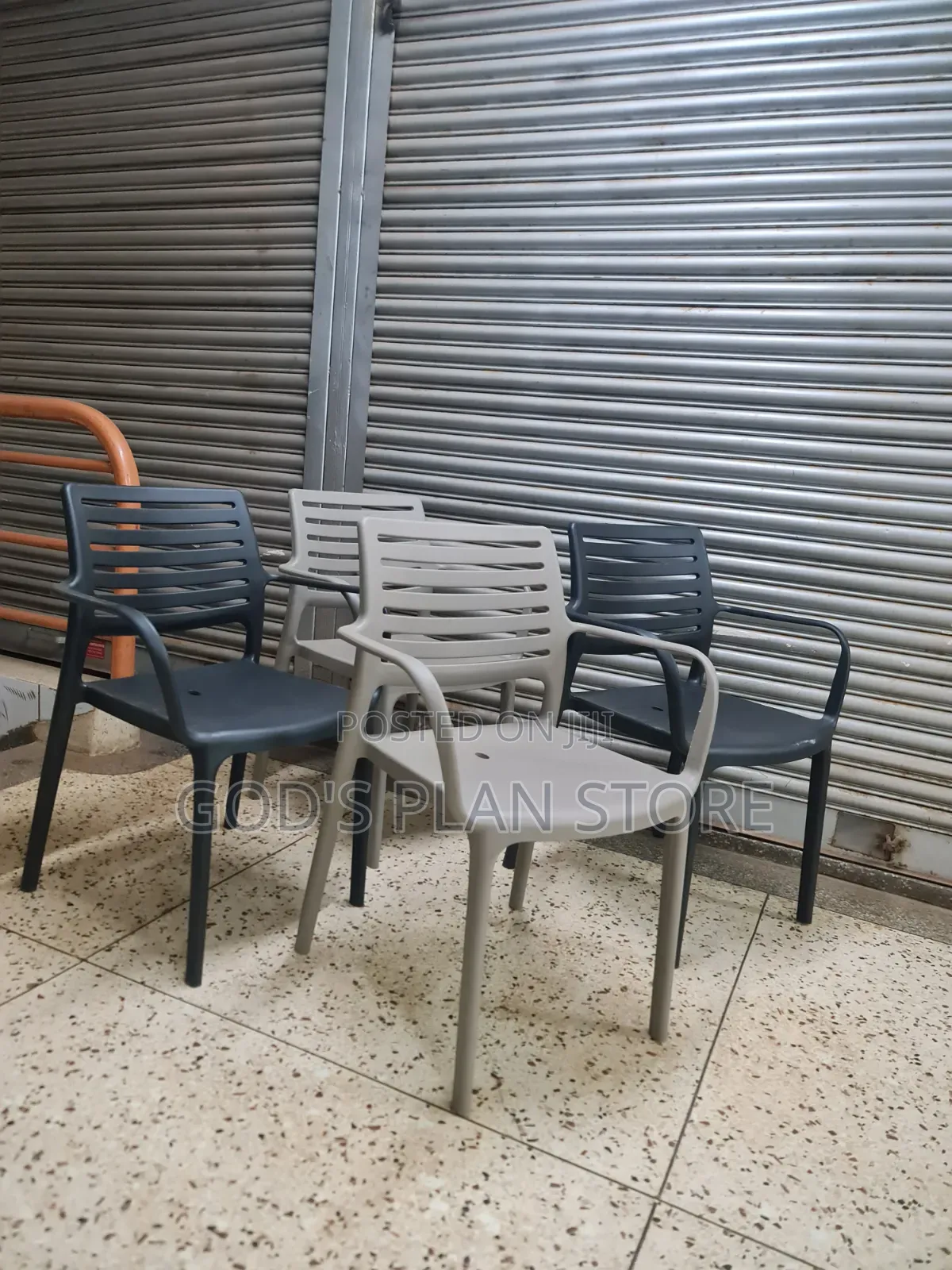 Star Armrest Outdoor Garden Plastic Chairs Plastic Chairs