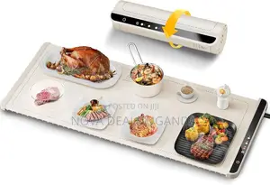 Food Warming Tray, Portable Heating Mat, Adjustable Food Warmer