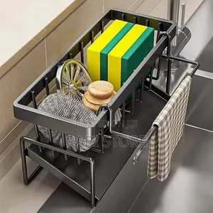 Kitchen Drain Rack Sponge Holder