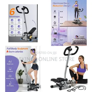 Cross Trainer Folding Pedal Mini Stepper for Exercise, Body Sculpture
