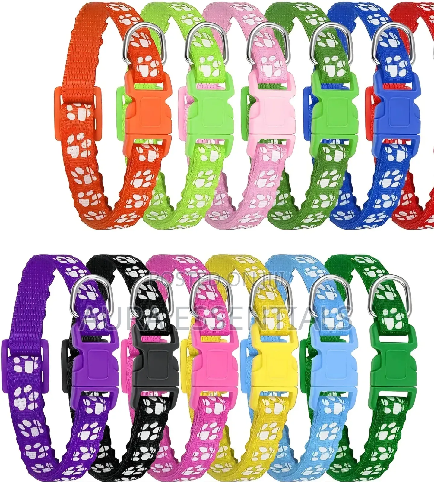 12 Pack Puppy Collars for Litter