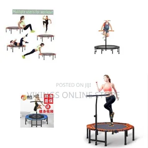 Foldable Portable Adult Kids Fitness Trumpet Rebounder 45" Jumping