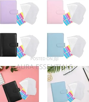 Leather A6 Budget Binder With Magnetic Closure.