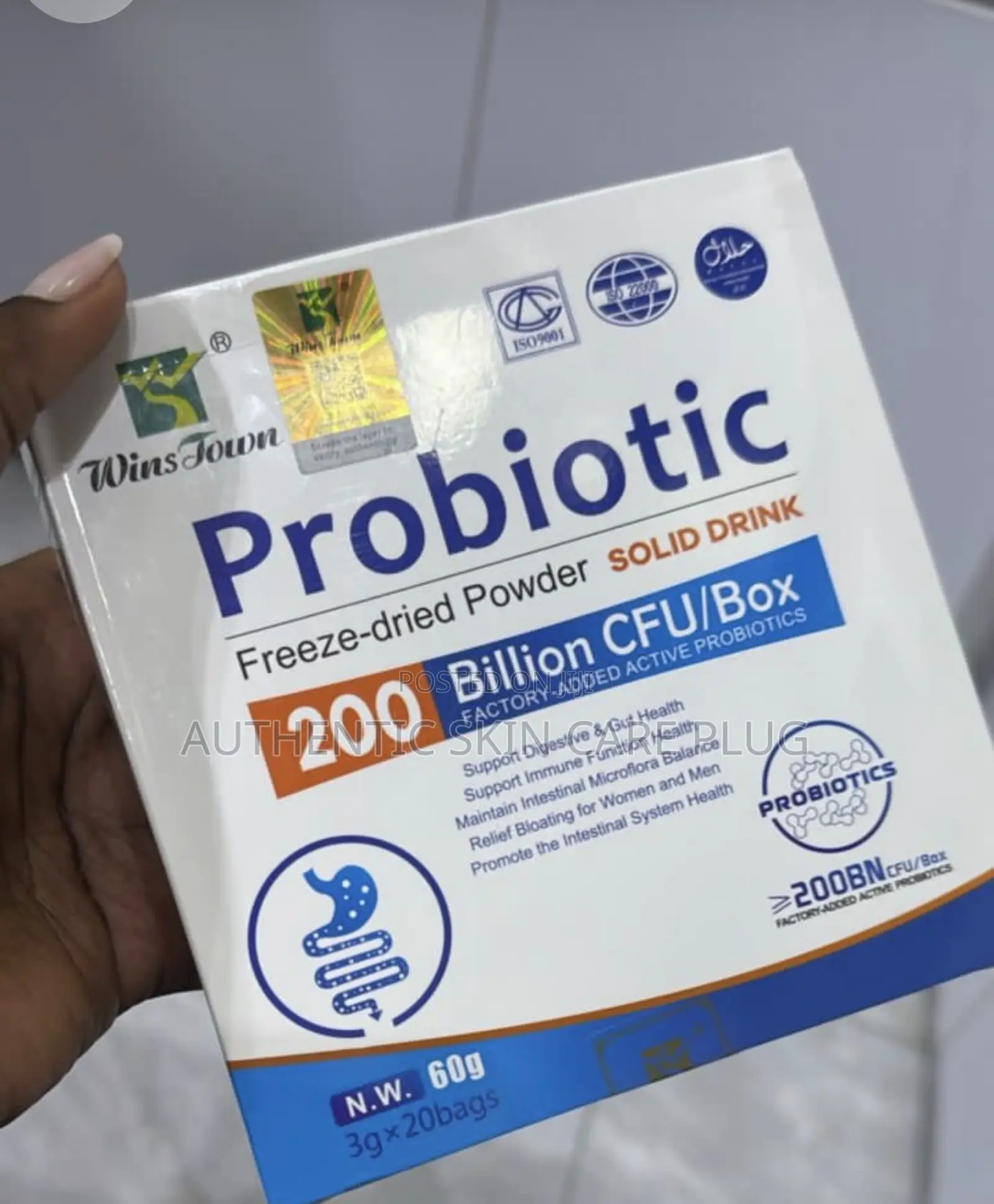 Probiotic Freeze-Dried Powder Drink to Support Digestive Health.