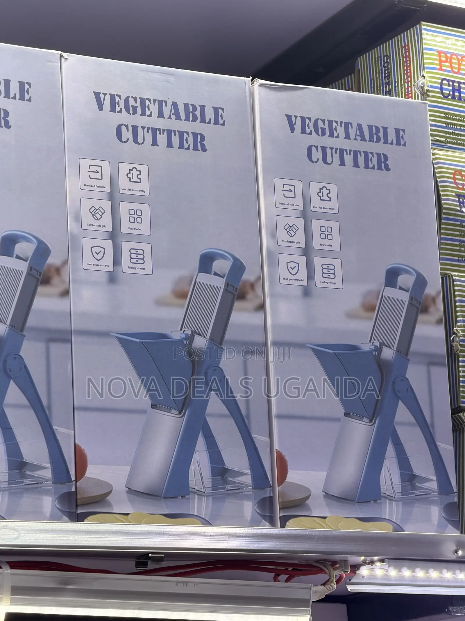 Foldable Vegetable Cutter With Oversized Food Inlet