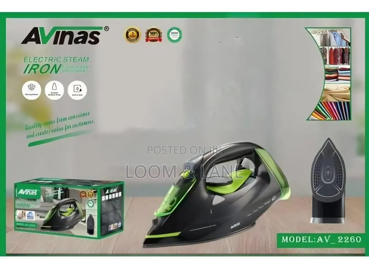 Avinas Electric Steam Iron, Model Av-2260