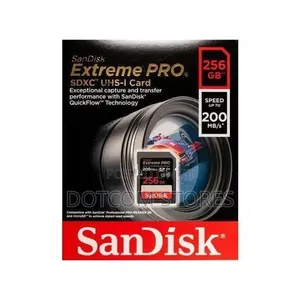 256gb San Sandisk Extreme Pro Sdxc Uhs-i Memory Card