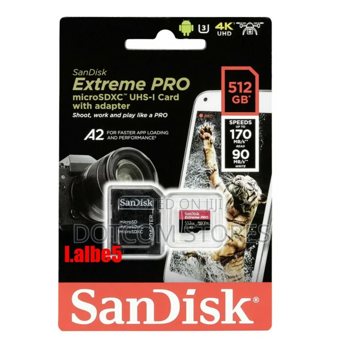 512gb Sandisk Extreme Pro Class 10 Microsdxc Uhs-i Memory Card