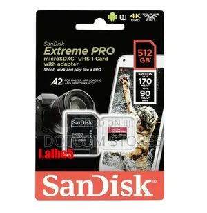 512gb Sandisk Extreme Pro Class 10 Microsdxc Uhs-i Memory Card