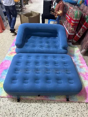 Portable 2-in-1 Inflatable Sofa for Home and Travel
