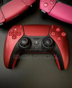 Get the Official Volcanic Red Dualsense Controller for Your Ps5 Setup.