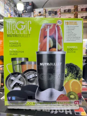 Nutribullet 600w Nutri Pro Juicer Blender Extractor Mixer- Grey.