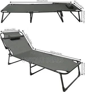 Portable Foldable Camping Chair Bed