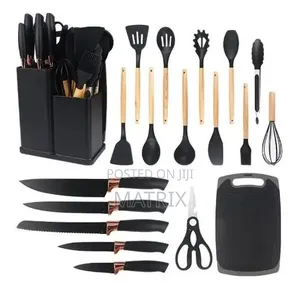 19 PCS Kitchen Utensils and Knife Set