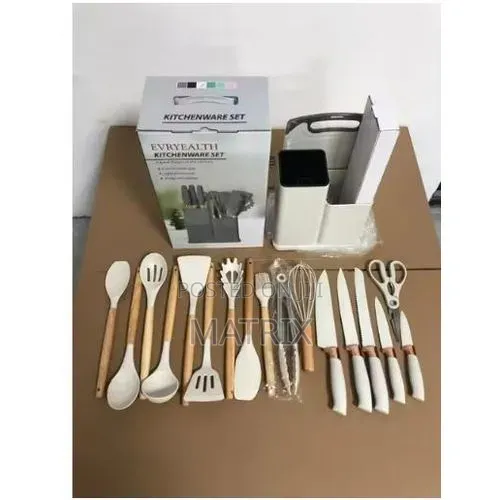 19 PCS Kitchen Utensils and Knife Set