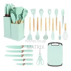 19 PCS Kitchen Utensils and Knife Set