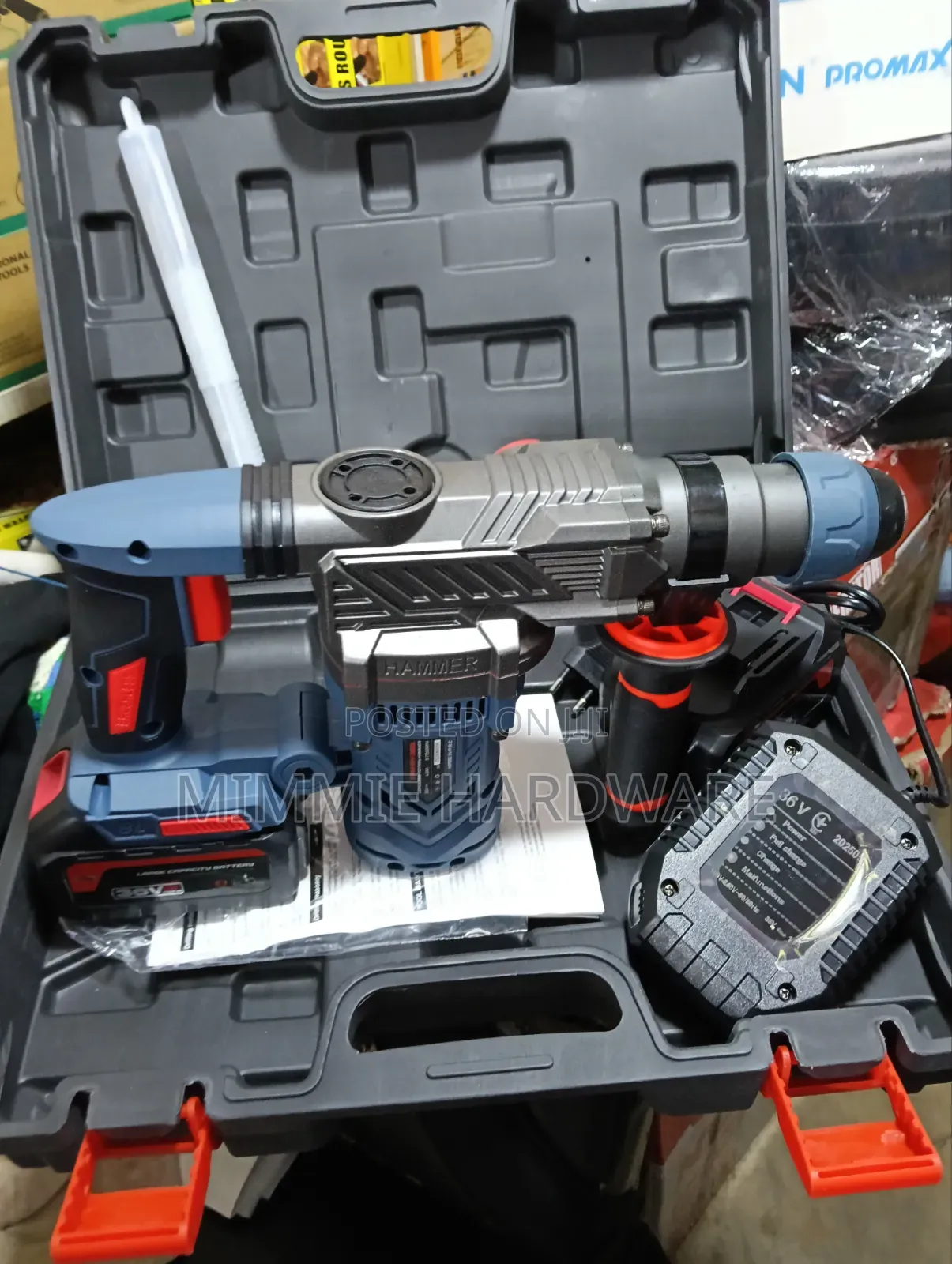 Concrete Rechargeable Drill 36v