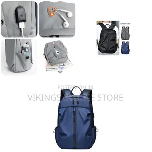 Travel Laptop Backpack for Students Book Bag, Work, Business With Usb