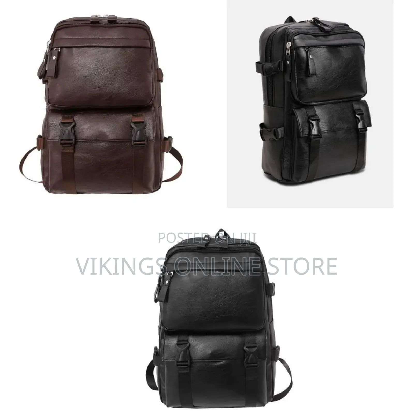 Backpack Soft Leather for Men, High-Quality Luxury Designer Casual