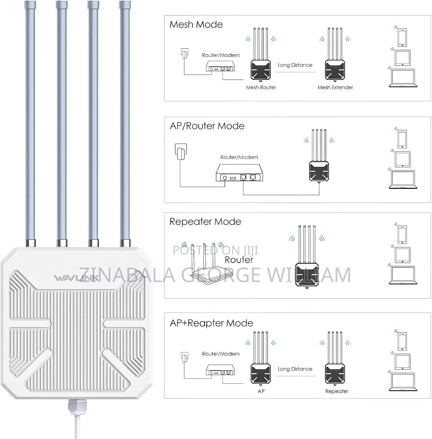 Wavlink Ax1800 Outdoor Wifi 6