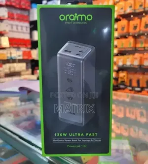 Oraimo Power Jet 130w Laptop Power Bank