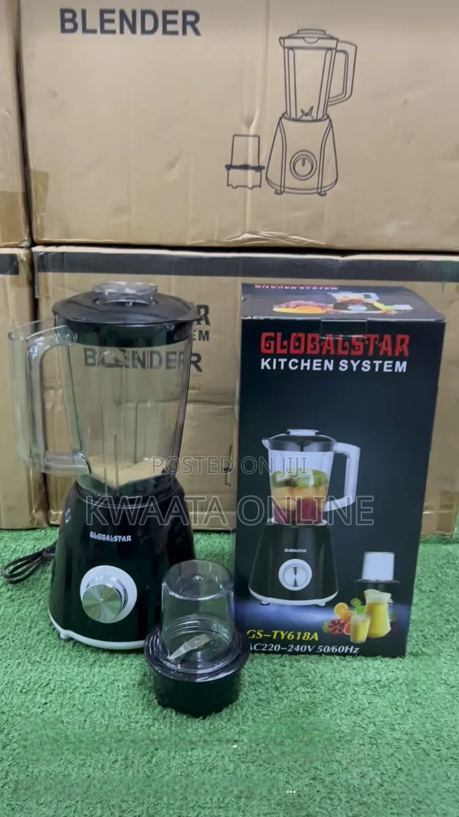 Globalstar Gs-Ty618a, 1.5litre Blender With Grinder 800w